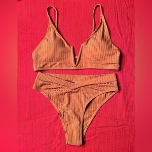 Orange Two-Piece Swim